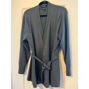 Lands' End Wrap Tie Cardigan Sweater
